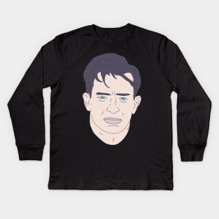 Jack Kerouac - Poet Pioneer - Beat Generation Kids Long Sleeve T-Shirt